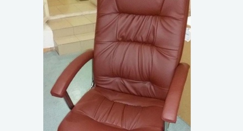 Обтяжка офисного кресла. Магнитогорск